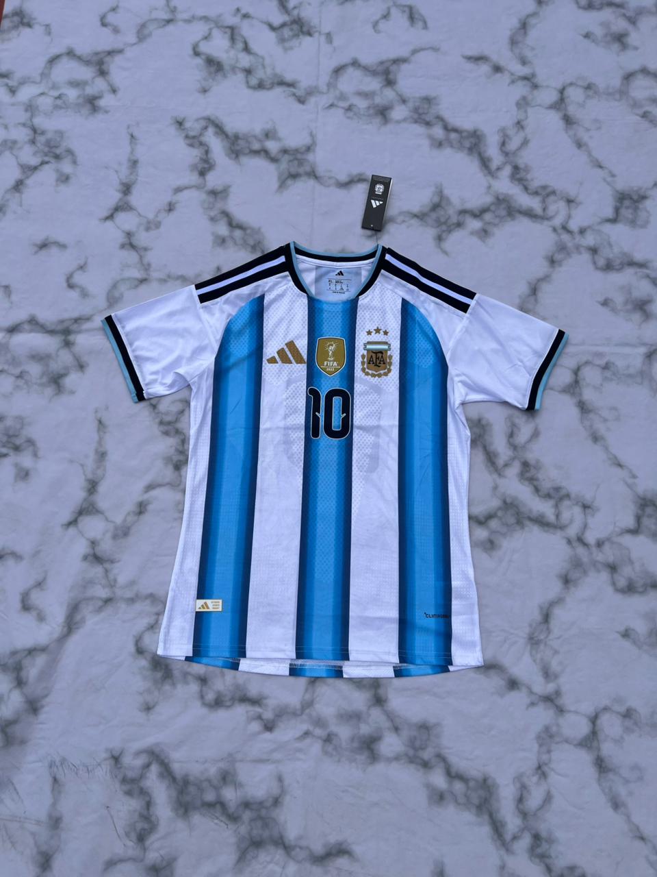 Camiseta Argentina Campeón del Mundo Messi 10 — foto 1