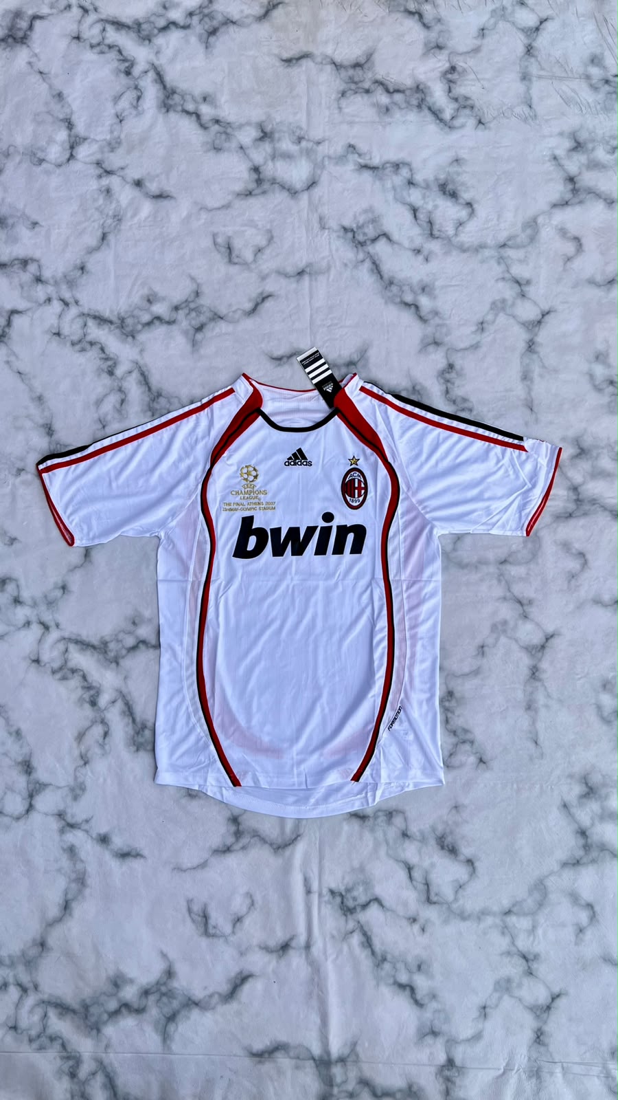 Camiseta AC Milan Retro Blanca — foto 1