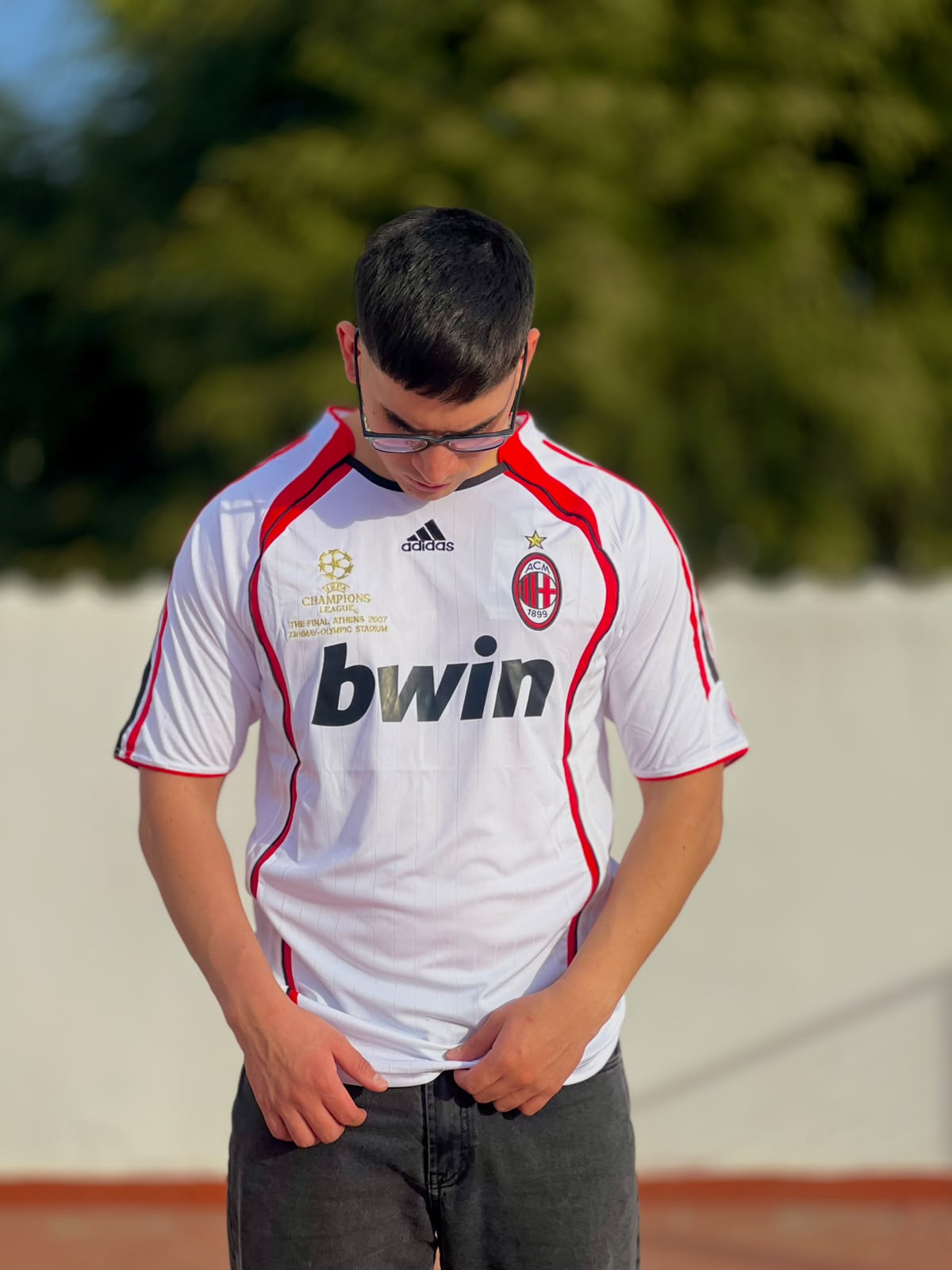 Camiseta AC Milan Retro Blanca — foto 2