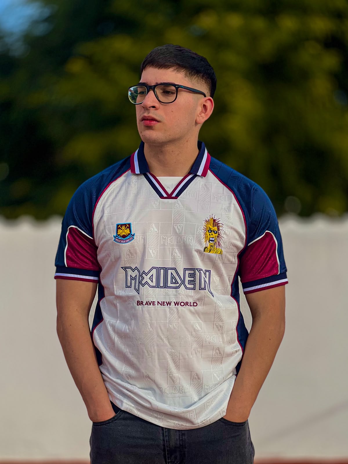 Camiseta West Ham x Iron Maiden 1999 — foto 2